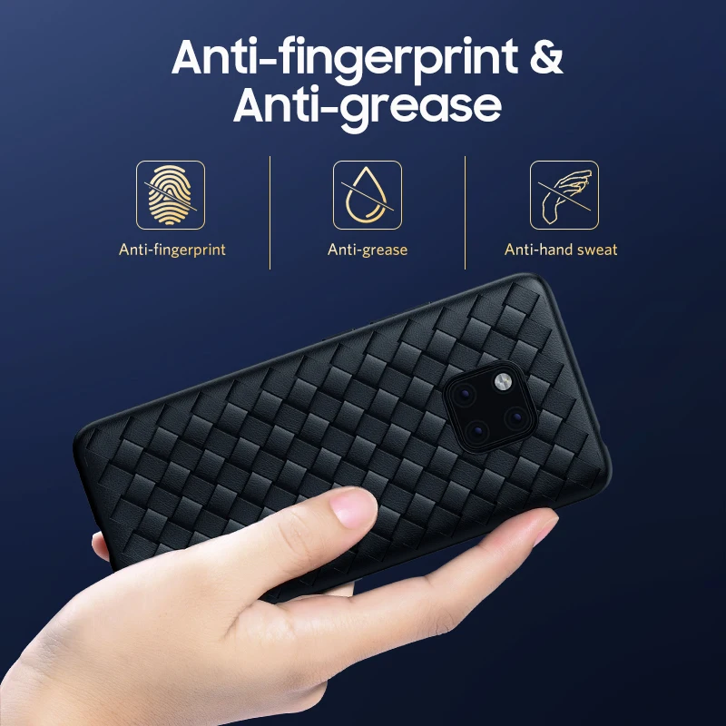 Benks сетчатый ткацкий чехол для телефона huawei mate 20 Pro P20 Роскошный силиконовый