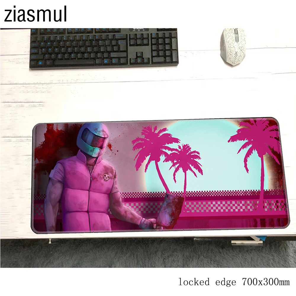 Коврик для мыши hotline miami 700x300x2 мм игровой коврик большой с рисунком HD классный