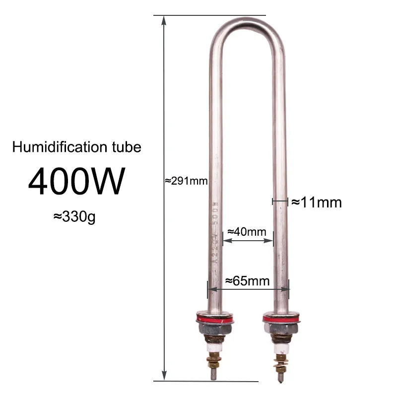 humidification 400W 1 шт. инкубатор нагревательная трубка 500 Вт/400 Вт/300 Вт/200 Вт/100 Вт или увлажняющая трубка курица Кормление фермы животное продукт инструмент - Цвет: humidification 400W