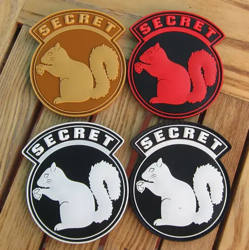 Сверхсекретные военные тактические 3D ПВХ нашивки значки|patch badge|3d pvc patchsecret squirrel |