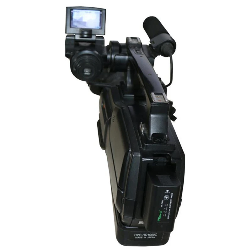 6600 мАч для sony NP-F980 NPF980 цифровых фотоаппаратов аккумулятор видеокамера полностью