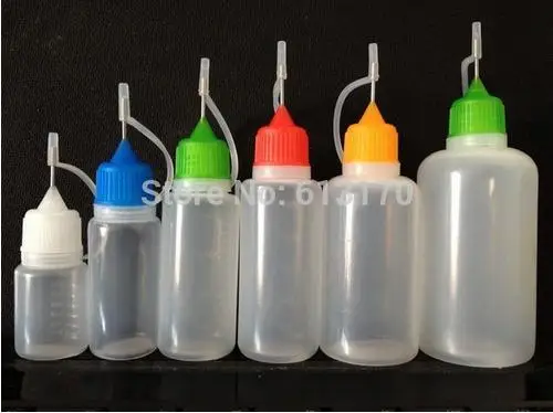 

30ML 1OZ PE Plastic Dropper Bottles with Metal Needle Tip Cap Empty E-cigerate Oil Bottles Packing bottle
