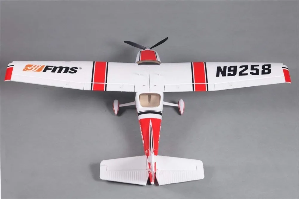 FMS 1400 мм SKY TRAINER 182 Cessna (6CH с клапаном) на красном PNP|Радиоуправляемые самолеты| |