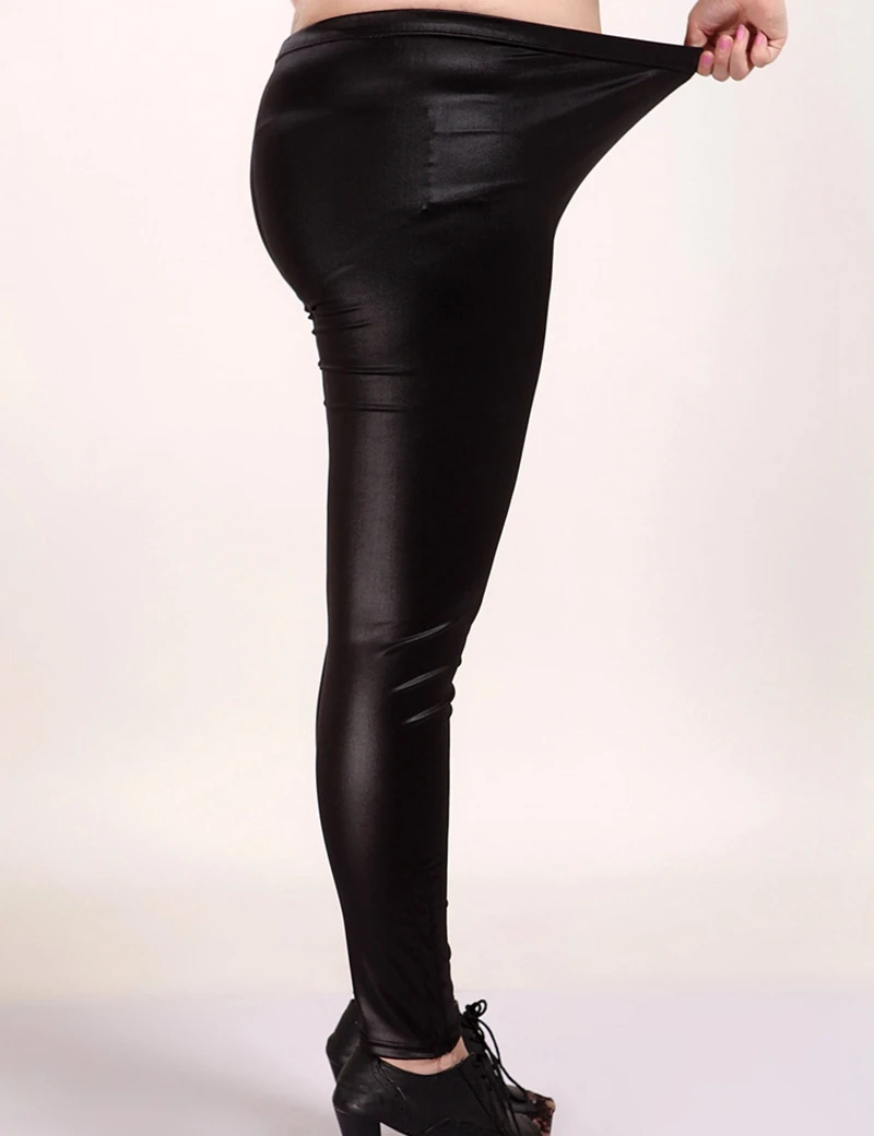 Женские леггинсы из искусственной кожи женские облегающие брюки карандаш