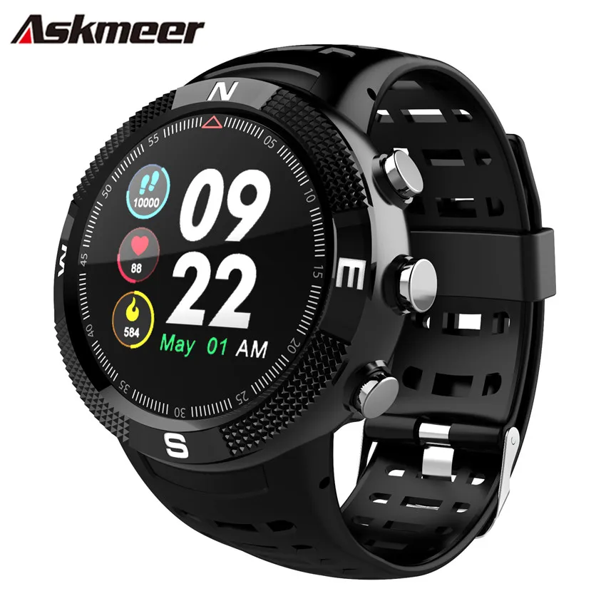 Спортивные Смарт часы ASKMEER с GPS трекером активности динамический iP68