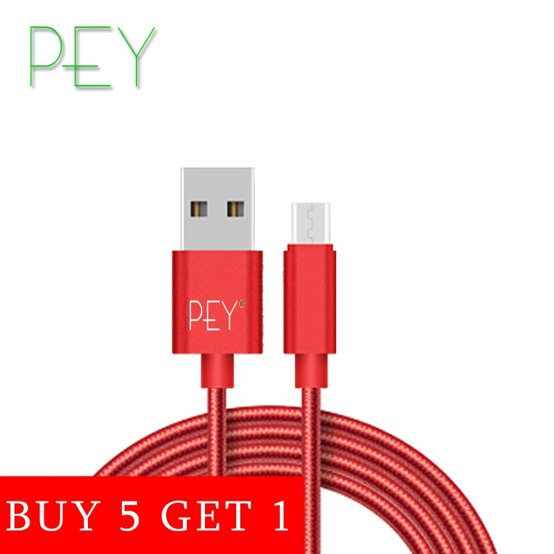 Pey micro usb кабели адаптер зарядного устройства кабель мобильного телефона