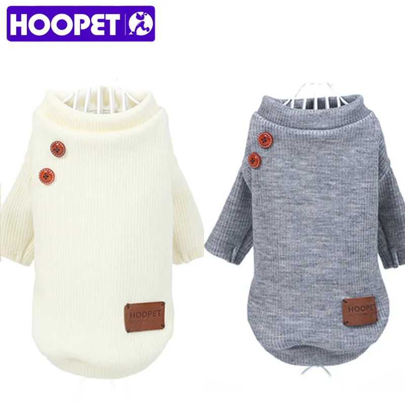 HOOPET пальто для кошек куртка собак весенняя одежда свитер щенков и французского