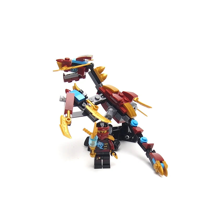Ninjagoes Dragon Minifigures Building Block KAI JAY COLE ZANE Lloyd WU NYA GARMADON Ninja Minifigure Toys Compatible with Lepin | Игрушки и