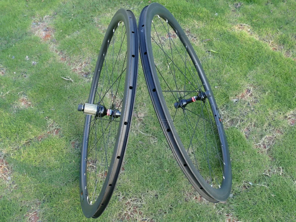 New Full Carbon Road Bike Racing Bicyle Clincher Wheelset Basalt Brake Side Wheel Rim Depth 38mm 20.5mm 23mm 25mm Width | Спорт и