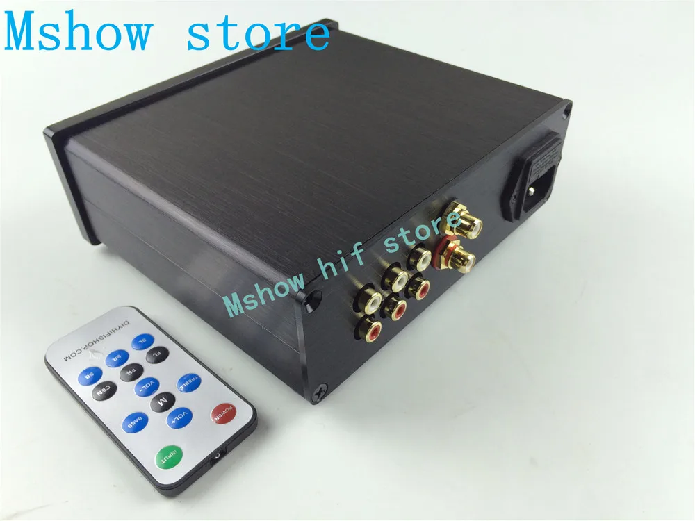 Mpshow Hi Fi аудио новая версия PGA2310 DIP8 чип Preamp Stero пульт дистанционного управления