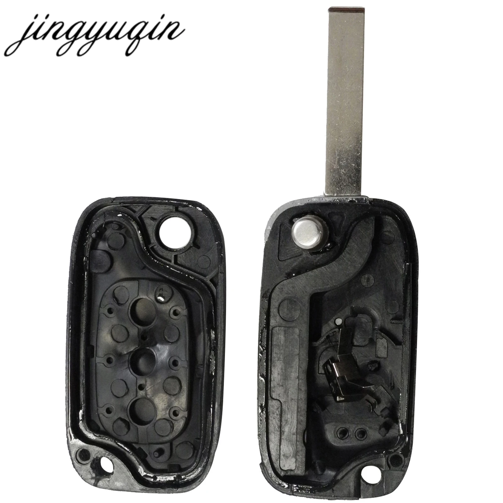 Jingyuqin для Renault Clio Megane Kangoo Modus 3 кнопочный пульт дистанционного управления складной