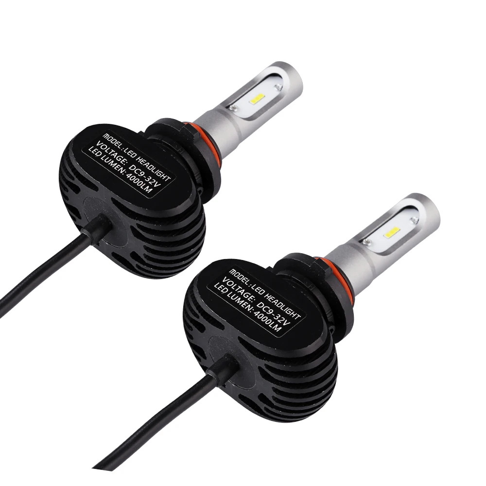 Авто HB3 9005 светодиодные лампы фар H1 H7 H11 H4 Hi Lo Beam 6000K 50W 8000LM LED конверсионный комплект