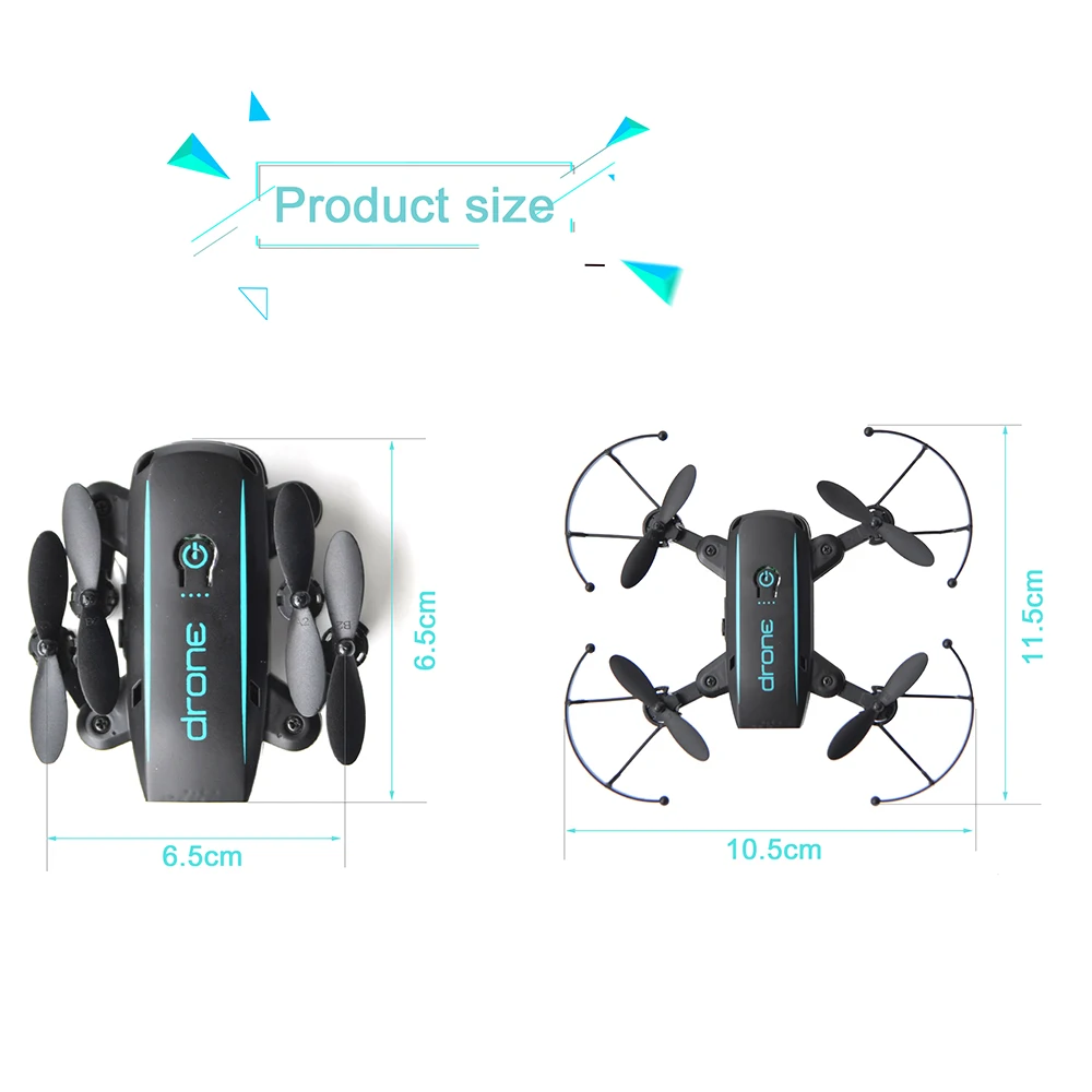 Linxtech IN1601 мини Радиоуправляемый Дрон с камерой 2 4 ГГц МП Wifi FPV Квадрокоптер