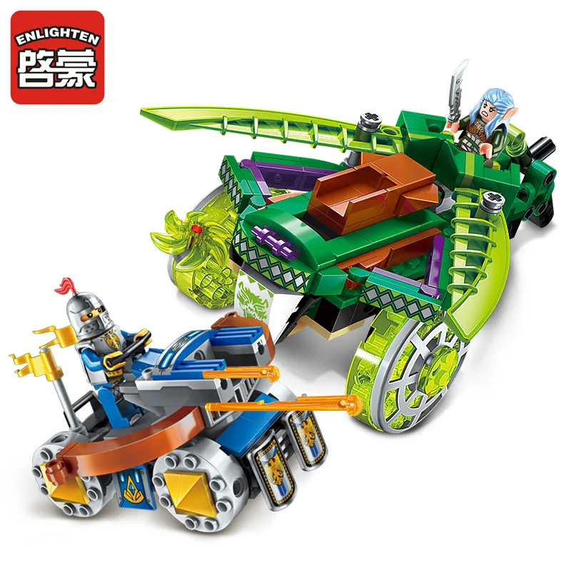 Развивающие строительные блоки игрушки для детей подарок замок рыцарь герои рок