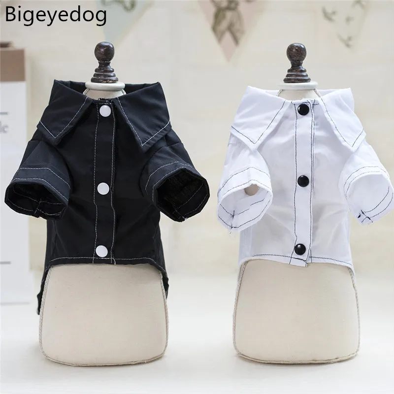 Bigeyedog собачья одежда летняя для домашних животных рубашка собак весеннее пальто