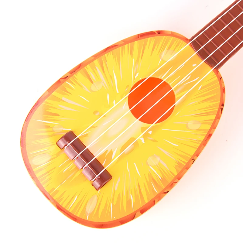 Детская 4 струнная гитара фруктовый стиль укулеле музыкальный инструмент для