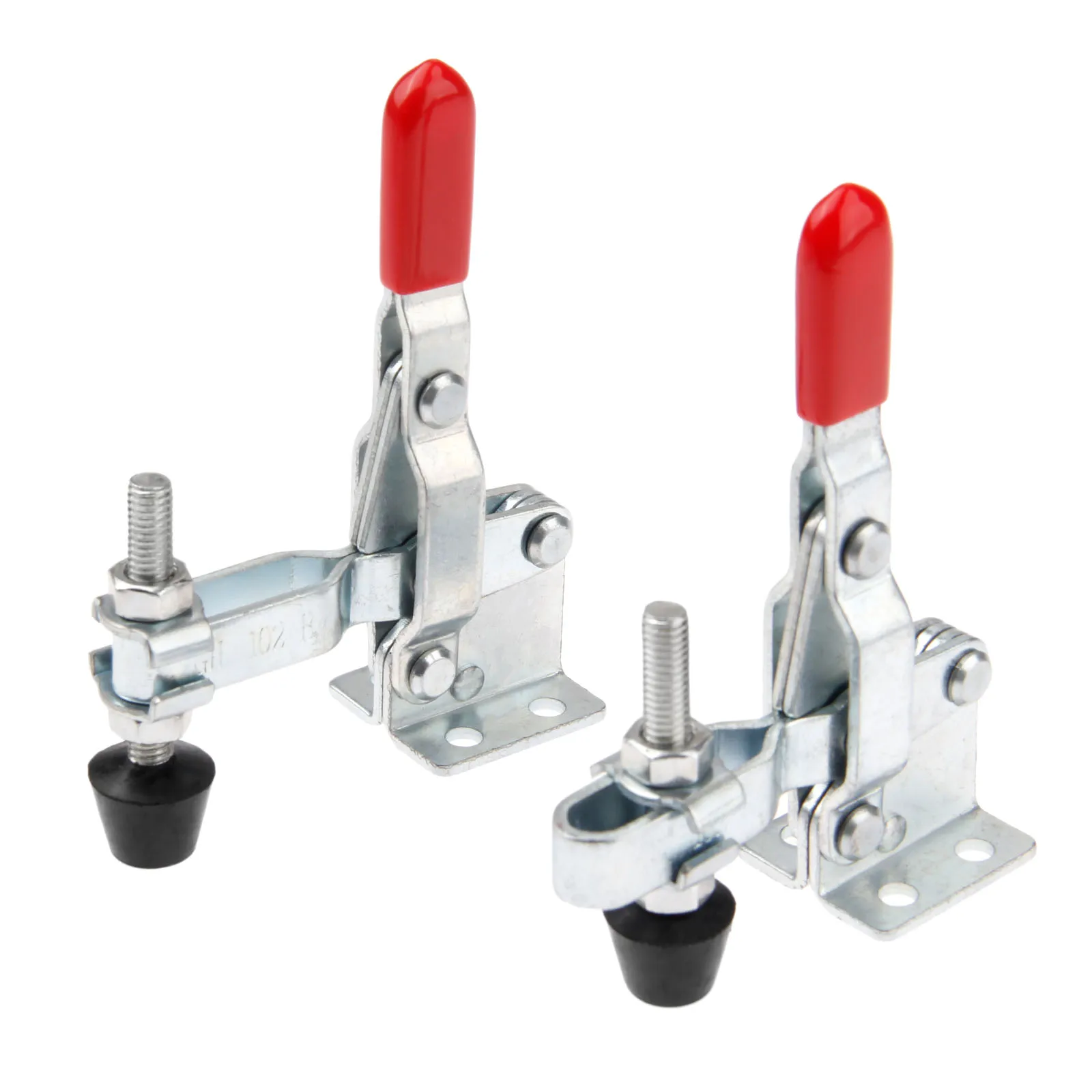 DRELD 2pcs GH-102-B Vertical Toggle Clamps Tool 100Kg/ 220 Lbs Holding Capacity Quick Release Fixture Clamp for Hand | Обустройство