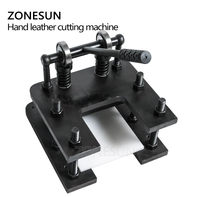 ZONESUN 2614 ручная машина для резки кожи сделай сам бумажник сумка фотобумага ПВХ/Эва