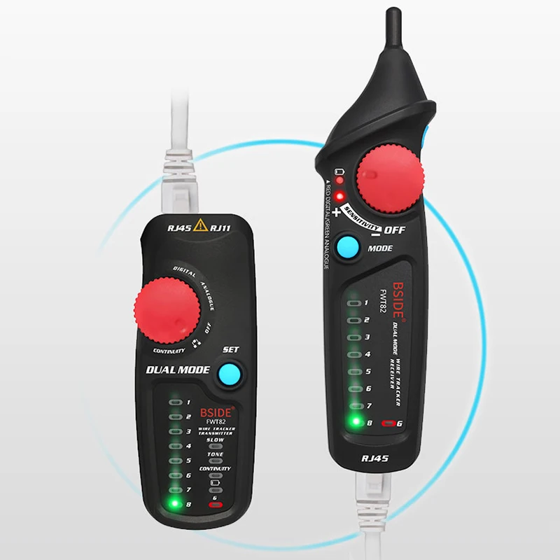 FWT82 RJ11 RJ45 Cat5 Cat6 телефонный провод трекер Tracer тонер Ethernet LAN Сетевой кабель тестер детектор линия Finder