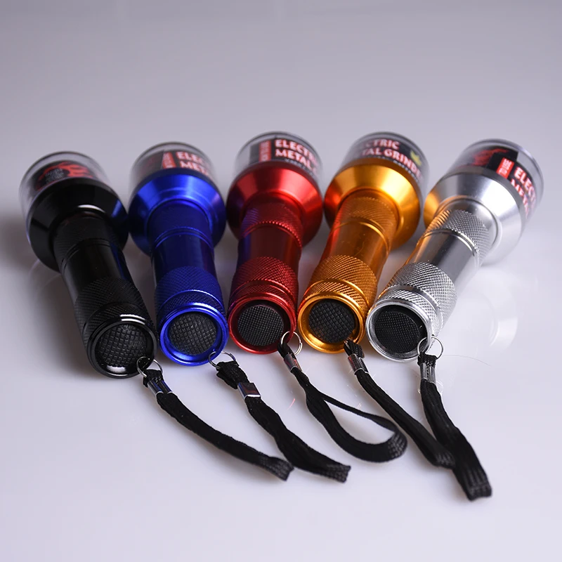 New Electrical Aluminum Metal Grinder Crusher Crank Leaf Tobacco Smoke Spice Herb Muller Machine Weed | Дом и сад