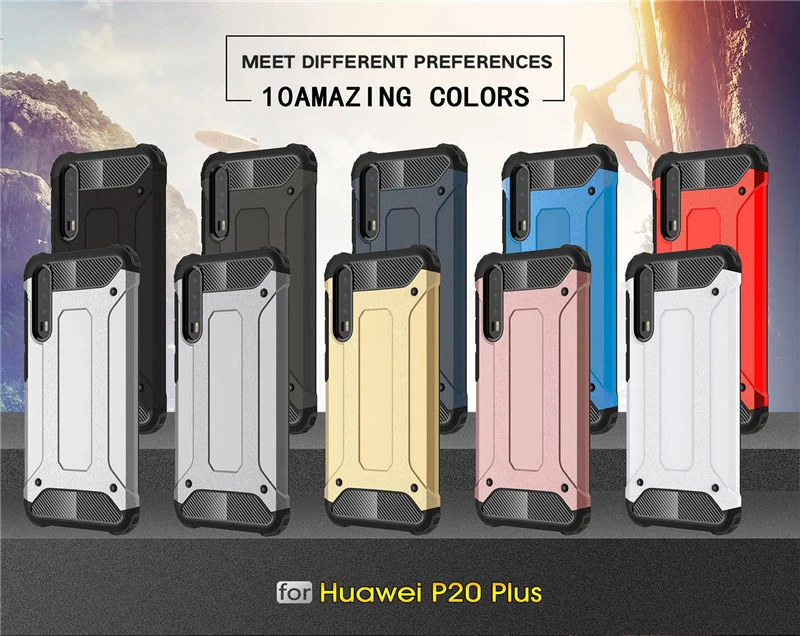 Роскошный защитный противоударный чехол для телефона Huawei P30 Lite P20 Pro P10 Plus Y9 2019 Y7 Y6 Y5