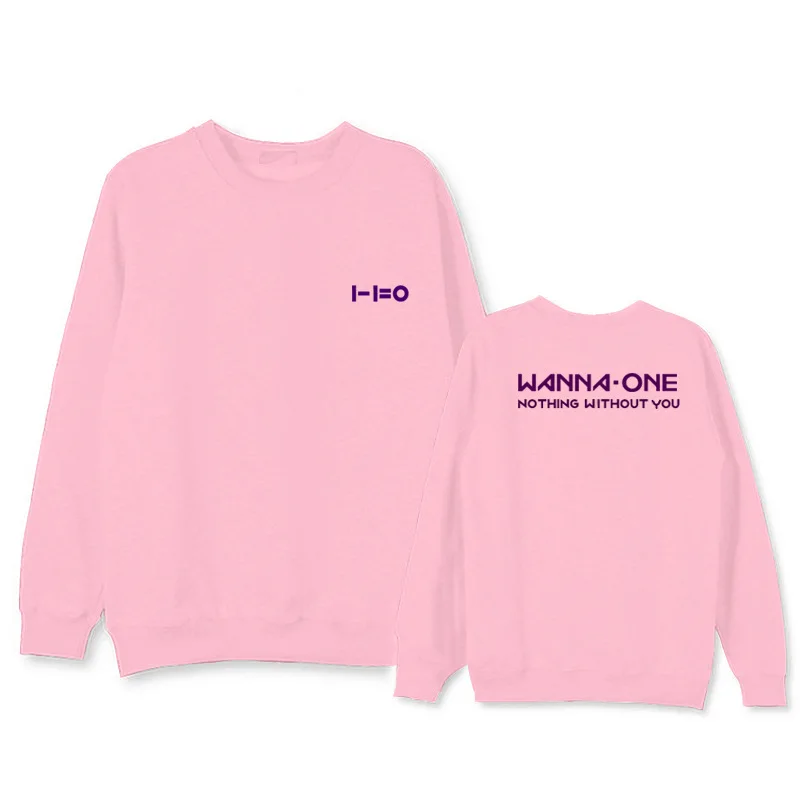WANNA ONE album укороченная куртка с круглым воротником для мужчин и женщин длинными