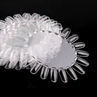 24 шт.компл. прозрачные накладные ногти дизайн ногтей маникюр гладкая поверхность накладные ногти наращивание накладных ногтей типсы для накладных ногтей