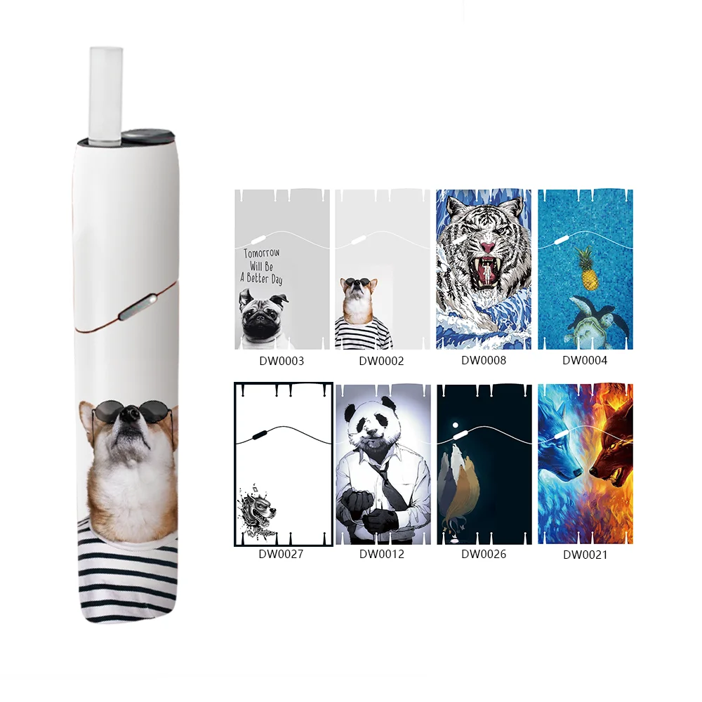SHIODOKI IQOS3 MULTI Skin Decal for 2.5D Three Dimensional Touch Sticker-Extraordinary animals-10% discount 3 pieces |