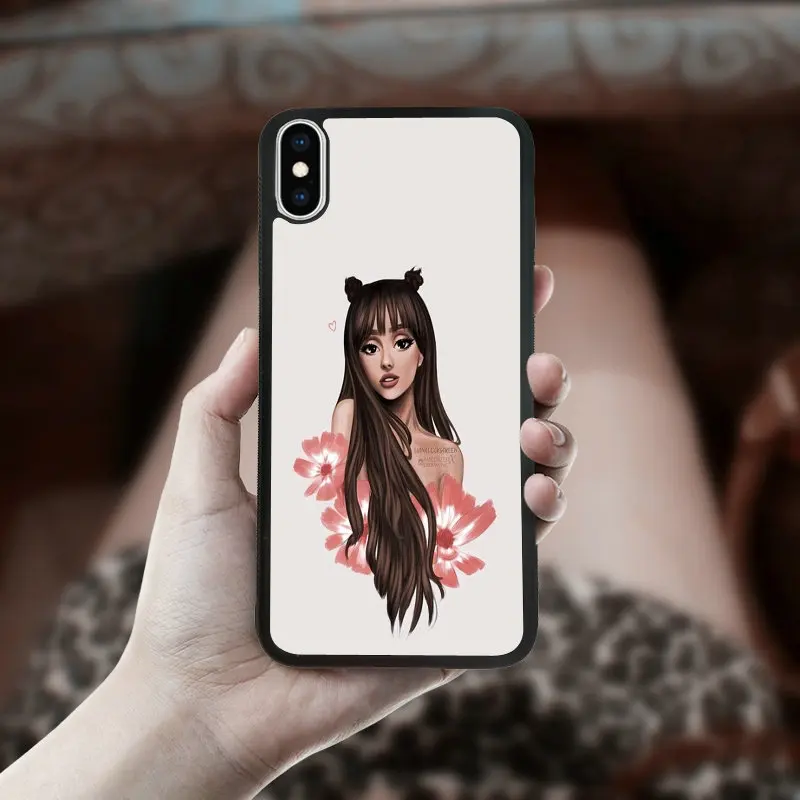 Чехлы с рисунком для iphone X XS чехол мобильного телефона Черная задняя крышка