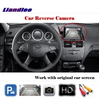 for mercedes benz c180 c200 c280 c300 c350 mb w204 auto back up camera rearview parking cam work with car factory screen