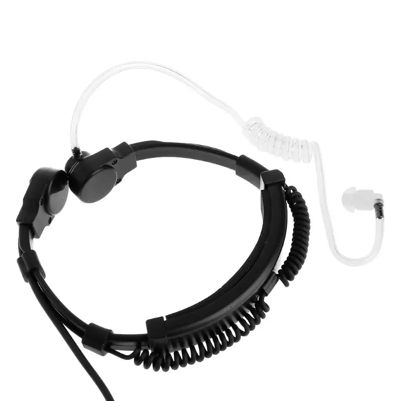 Finger PTT Throat MIC Acoustic Tube Earpiece Headset For SEPURA Radio STP8000/8030/8040/8080