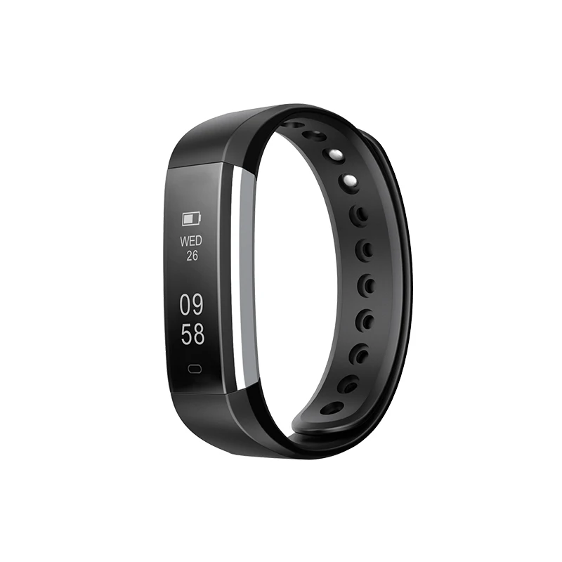 Смарт-браслет Smartch ID115 HR с Bluetooth пульсометром фитнес-трекером шагомером