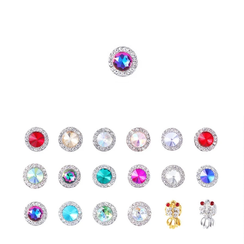 Mtssii High Speed Rotating Rhinestone for Nails 2018 Creative Nail Art Decoration Best Selling Design Accessories 18 Types | Красота и