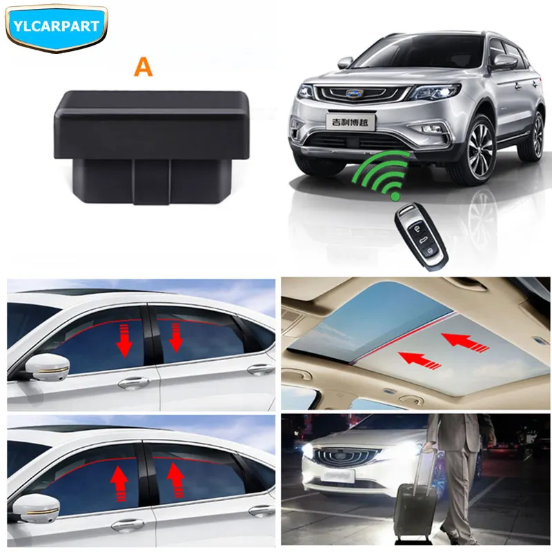 Автомобильный контроллер окна OBD для Geely Atlas Boyue NL3 SUV Proton X70 Emgrand X7