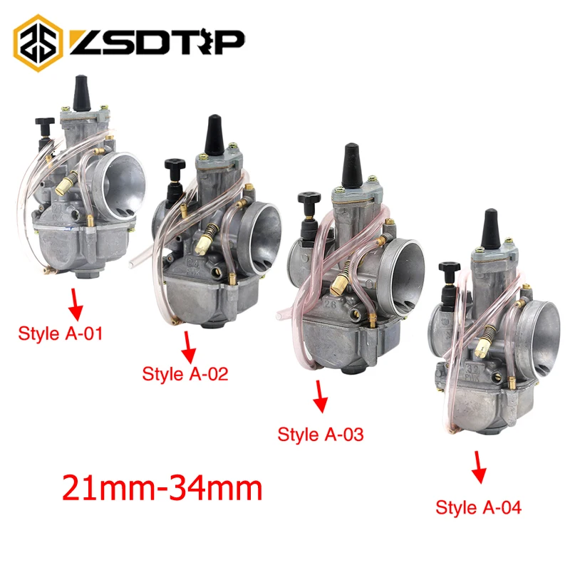 ZSDTRP PWK 21 24 26 28 30 32 34 мм гоночный карбюратор Koso OKO Keihin с струей питания|Карбюратор| |