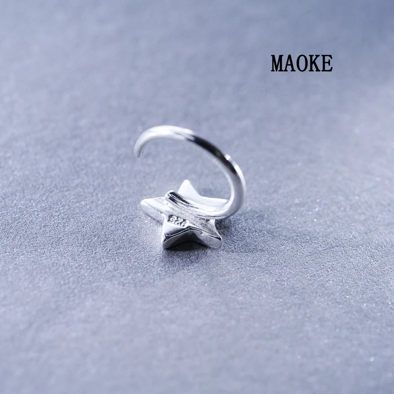 

Promotions Korean Version of The 925 Sterling SV Star Geometric Earrings Ear Simple Fashion Jewelry for Women's Gifts