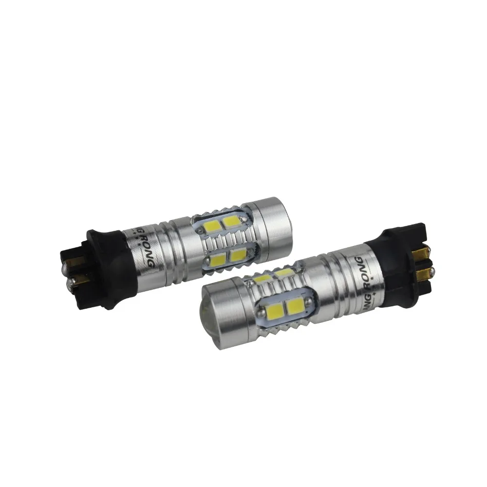 Светодиодный указатель поворота ANGRONG PW24W PWY24W 2x дневные ходовые огни DRL для VW Golf Passat