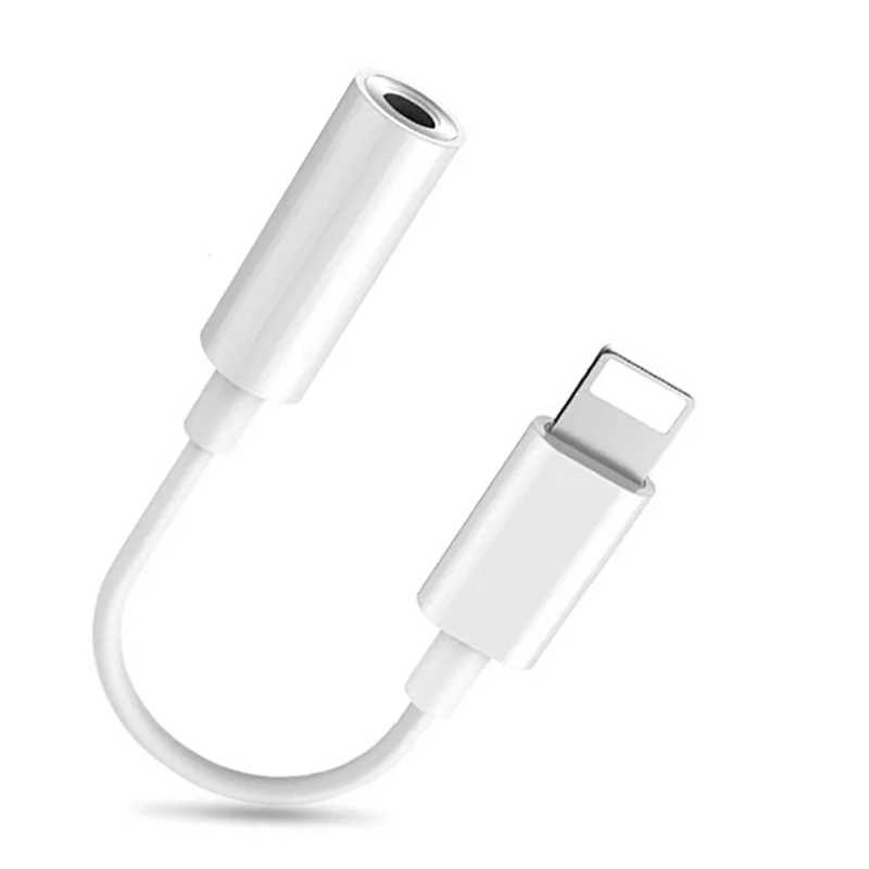 Allvcover для iphone lightning адаптер 8 pin аудио конвертер 7 Plus X Lightning 3 5 мм разъем наушников |