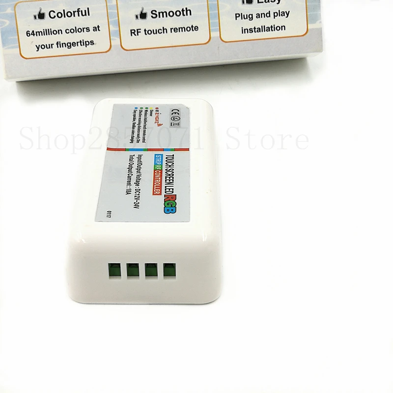 2 4G RGB светодиодный Управление 3 Каналы 18A DC12 24V сенсорный Экран дистанционного для