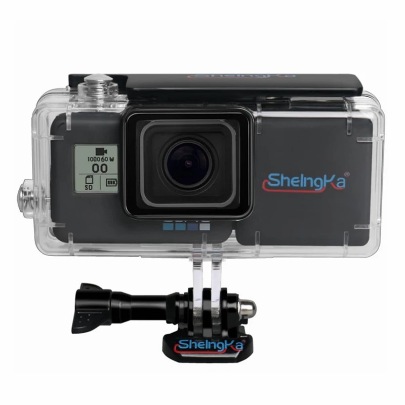 Новинка 2300 мАч внешняя боковая батарея для GoPro 7 6 5 источник питания с водонепроницаемым чехлом чехол для Go Pro Hero 5 6 7 Черные Аксессуары