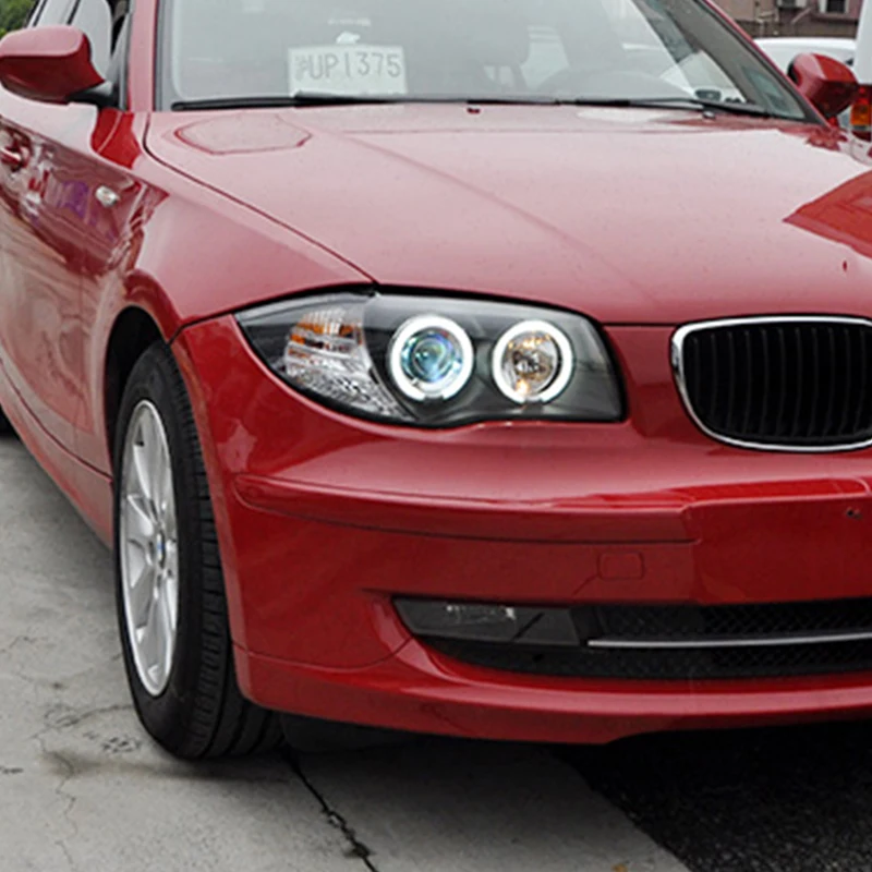 Hlxg из 2 предметов стайлинга автомобилей для BMW E87 светодиодный фар 2004 2011 фара ДРЛ