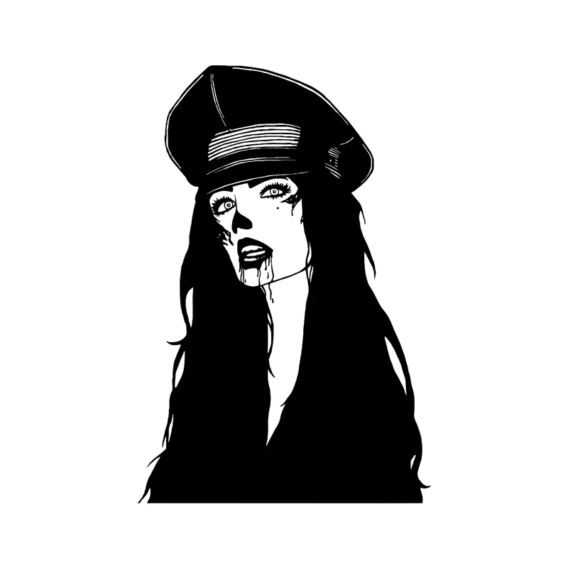 

Zombie Vampire Dead Monster Girl Car Truck Window Laptop Vinyl Decal Sticker
