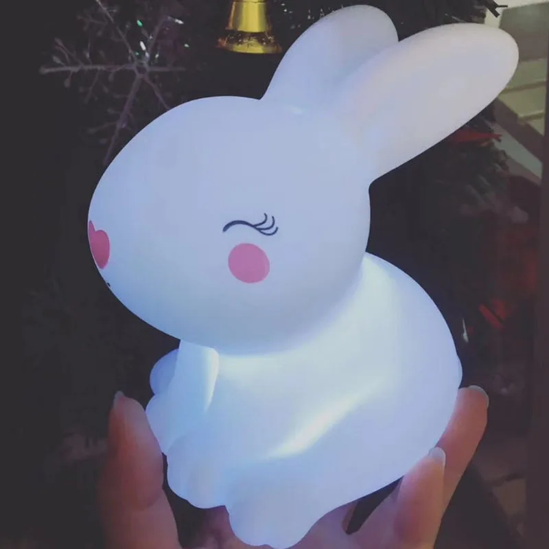Новинка в форме кролика светодиодная световая игрушка милые животные