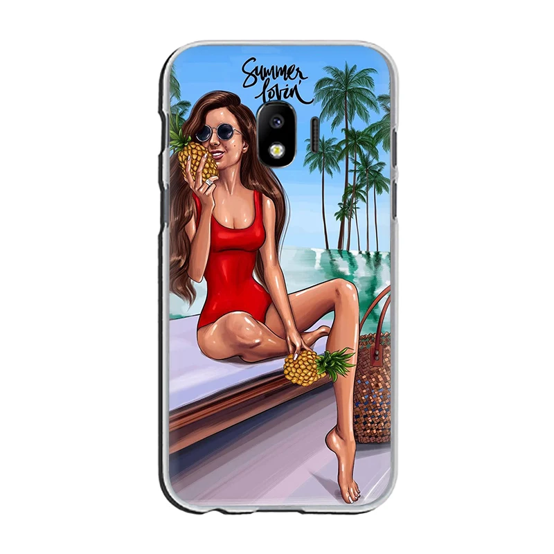 H1 Модный жесткий чехол для телефона с рождественской принцессой для samsung GaLaxy J6 J7 J1 J2 J3 J5 Prime - Цвет: H1