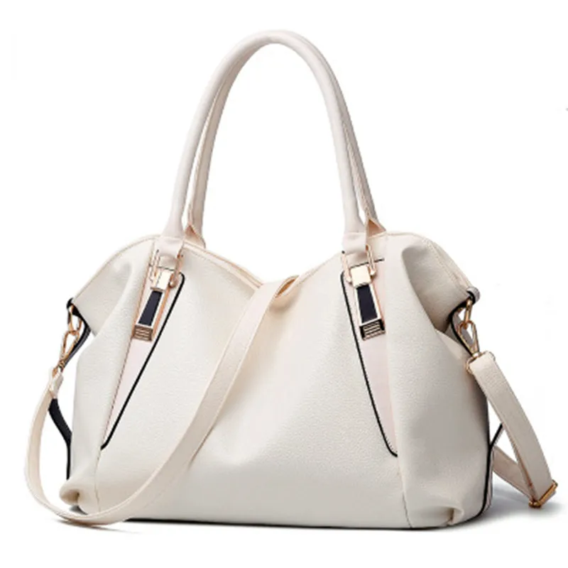Women Leather Handbags Medium Shoulder Bags Top-Handle Luxury Messenger Bag Famous Brands Female Tote Large capacity | Багаж и сумки