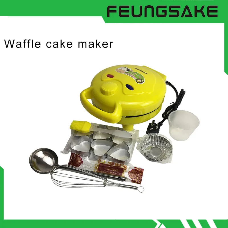 Non-stick waffle machine Household Electric Waffle Maker Cake 220v self make pan cake bread mold manual | Бытовая техника