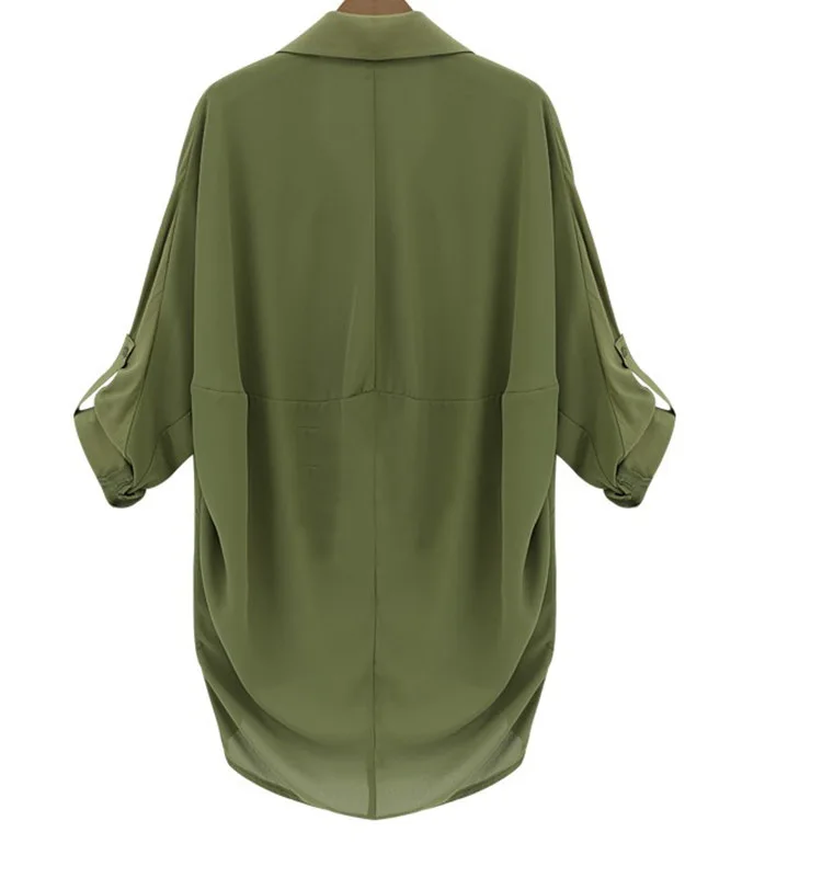 Женская шифоновая блузка с рукавом летучая мышь|chiffon blouse|plus size chiffon blouseblouse fashion |