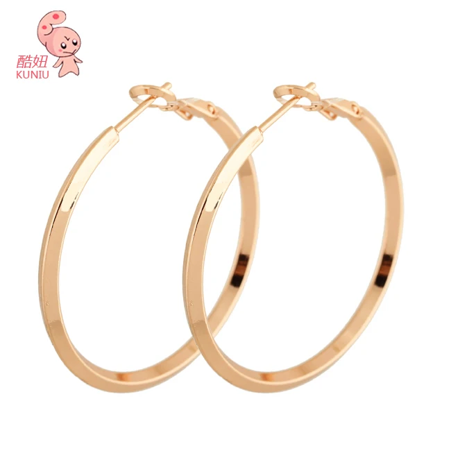 40 мм Гладкий обруч серьги ювелирные изделия|hoop earrings|earrings hoop earringshoop earrings jewelry |