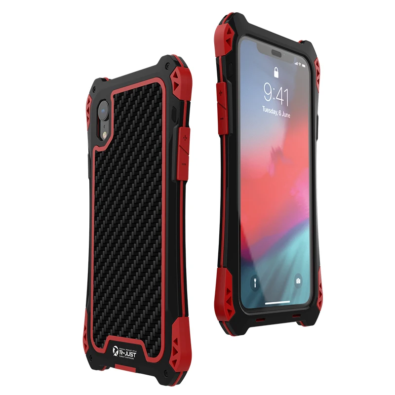 Новейший AMIRA чехол для Iphone XS MAX водостойкий противоударный карбоновое волокно +