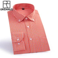 2017 new design super high quality 100 cotton shirts classic striped long sleeve business casual men dress shirt m602